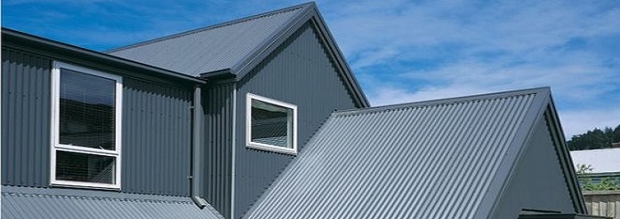 Corrugated metal roofing