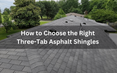 How to Choose the Right Three-Tab Asphalt Shingles