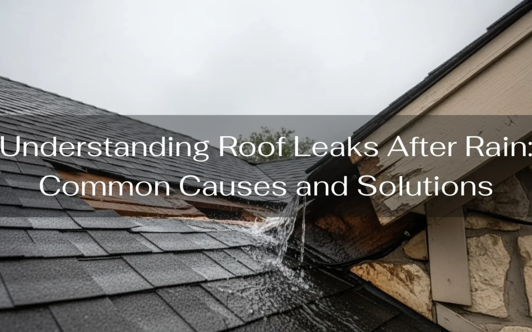 Understanding Roof Leaks After Rain: Common Causes and Solutions