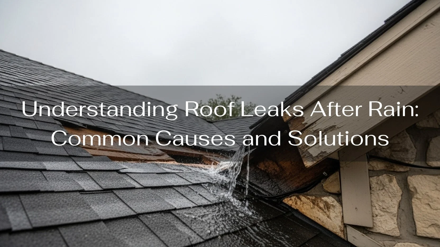 Common Causes of Roof Leaks After Rain