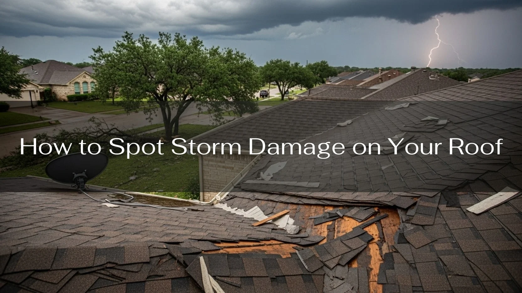 How to Spot Storm Damage on Your Roof