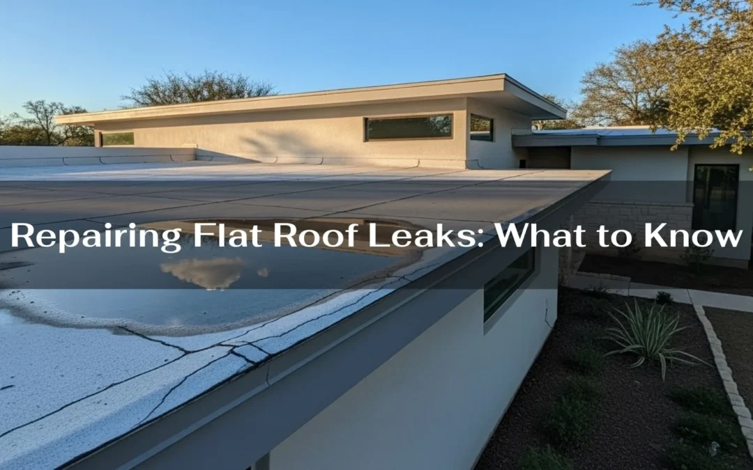 Repairing Flat Roof Leaks: What to Know