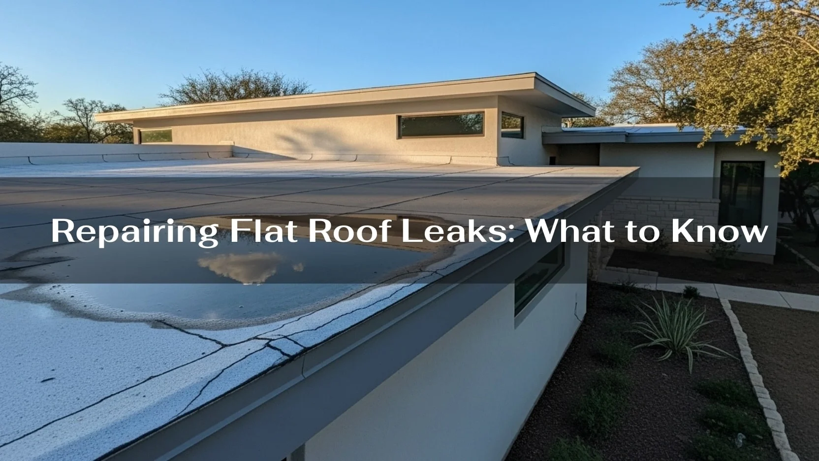 Repairing Flat Roof Leaks: What to Know