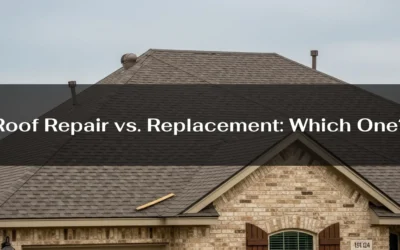 Roof Repair vs. Replacement: Which One?