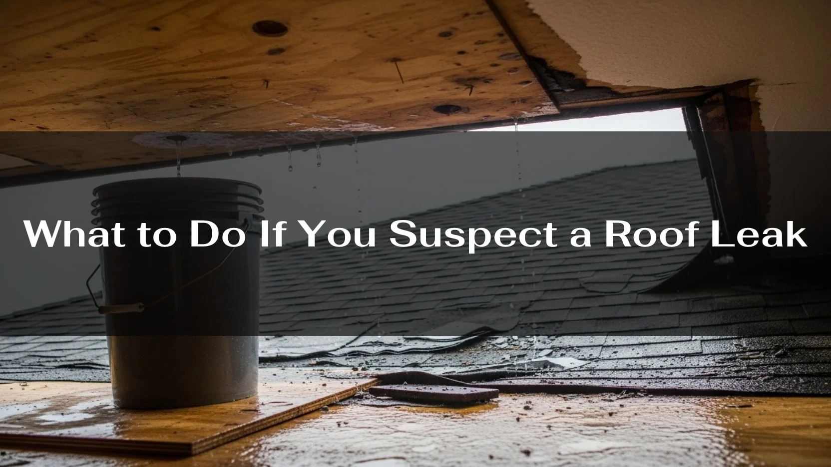 Signs of a Leaking Roof and What to Do