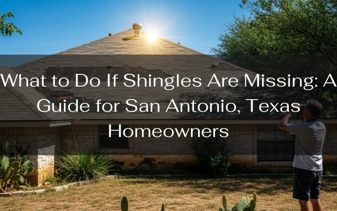 What to Do If Shingles Are Missing: A Guide for San Antonio, Texas Homeowners