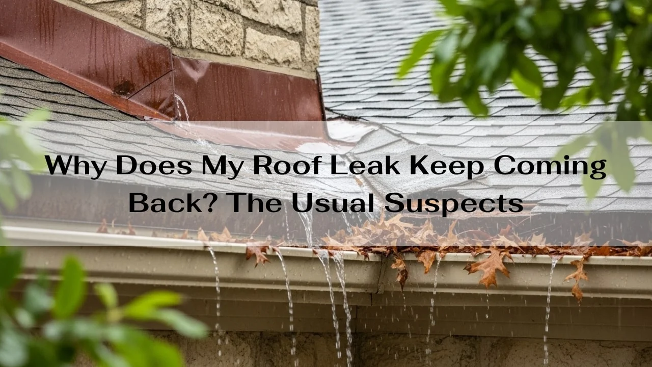 Prevent Recurring Roof Leaks 